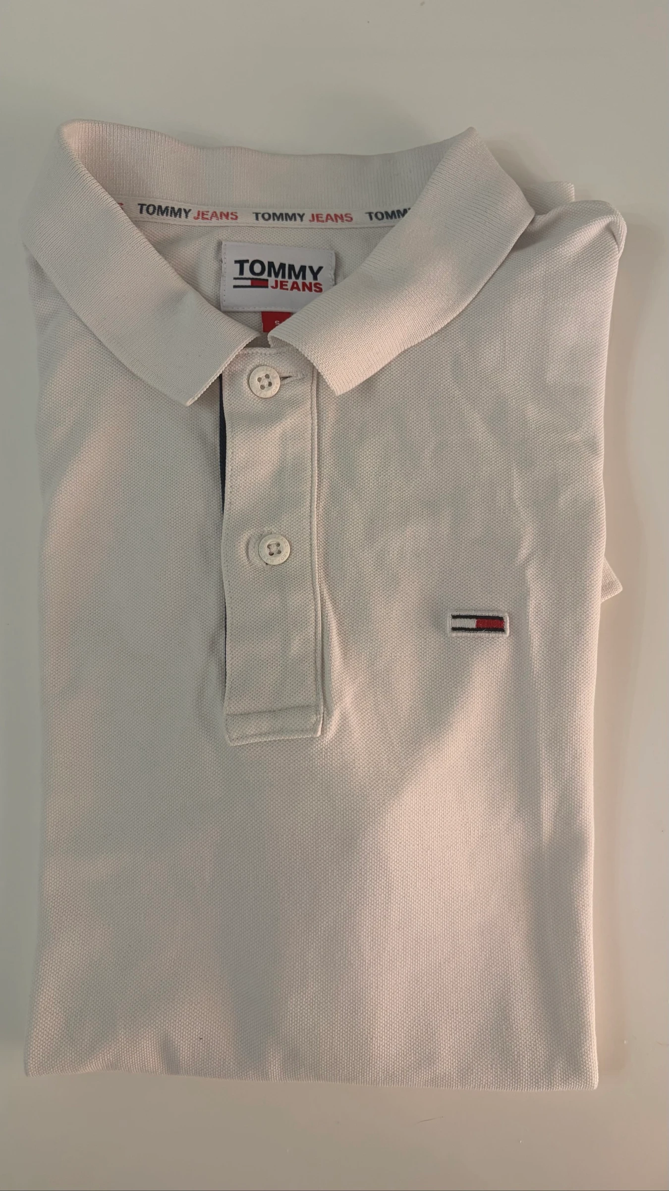 Polo Tommy Hilfiger homem branco tamanho P – Logo bordado – bom estado – photo 9